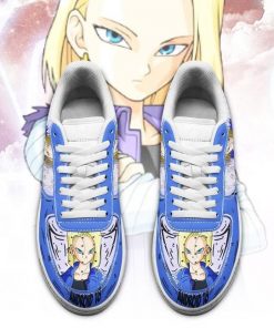 Android 18 Air Force Sneakers Custom Dragon Ball Anime Shoes Fan Gift PT05 - 2 - GearAnime