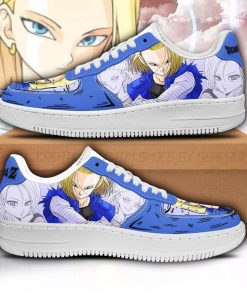 Android 18 Air Force Sneakers Custom Dragon Ball Anime Shoes Fan Gift PT05 - 1 - GearAnime