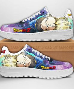 Android 18 Air Force Sneakers Dragon Ball Z Anime Shoes Fan Gift PT04 - 1 - GearAnime