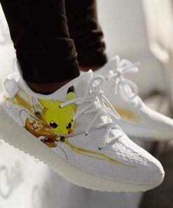 AOT Mashup Pikachu Yzy Shoes Pokemon Anime Sneakers TT11 - 3 - GearAnime