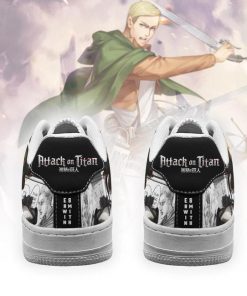 AOT Scout Erwin Air Force Sneakers Attack On Titan Anime Shoes Mixed Manga - 3 - GearAnime