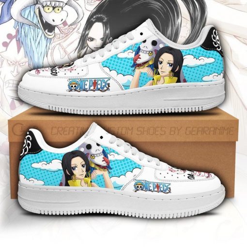 Boa Hancok Air Force Sneakers Custom One Piece Anime Shoes Fan PT04 - 1 - GearAnime