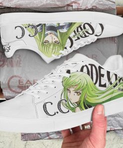 Code Geass C.C. Skate Shoes Custom Anime ShoesGear Anime