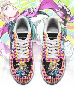 Caesar Anthonio Zeppeli Air Force Sneakers JoJo Anime Shoes Fan Gift Idea PT06 - 2 - GearAnime