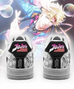 Caesar Zeppeli Air Force Sneakers Manga Style JoJo's Anime Shoes Fan Gift PT06 - 3 - GearAnime