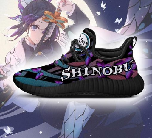 Demon Slayer Shinobu Kocho Reze Shoes Custom Anime Sneakers - 4 - GearAnime