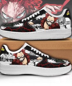 Eijirou Kirishima Air Force Sneakers Custom My Hero Academia Anime Shoes Fan Gift PT05 - 1 - GearAnime