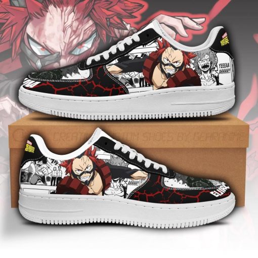 Eijirou Kirishima Air Force Sneakers Custom My Hero Academia Anime Shoes Fan Gift PT05 - 1 - GearAnime