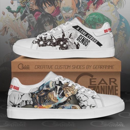 Genos Skate Shoes One Punch Man Custom Anime Shoes PN11 - 1 - GearAnime