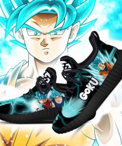Goku Saiyan Blue Reze Shoes Dragon Ball Anime Shoes Fan Gift TT04 - 4 - GearAnime