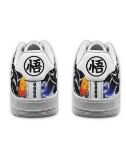 Goku Ultra Instinct Air Force Sneakers Dragon Ball Super Anime custom shoe PT04 - 3 - GearAnime