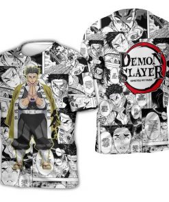 Gyomei Himejima Shirt Demon Slayer Anime Mix Manga Hoodie - 3 - GearAnime