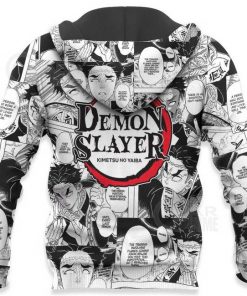 Gyomei Himejima Shirt Demon Slayer Anime Mix Manga Hoodie - 7 - GearAnime