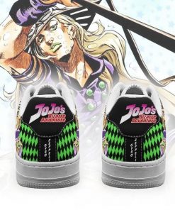 Gyro Zeppeli Air Force Sneakers Custom JoJo's Anime Shoes Fan Gift Idea PT06 - 3 - GearAnime