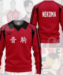 Haikyuu Nekoma High Shirt Costume Anime Hoodie Sweater - 2 - GearAnime