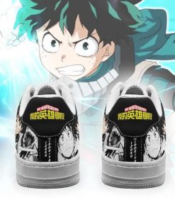 Izuku Midoriya Air Force Sneakers Deku Custom My Hero Academia Anime Shoes Fan Gift PT05 - 3 - GearAnime