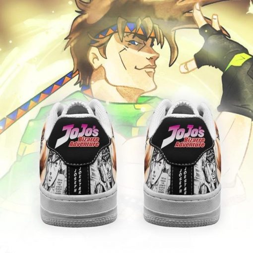 Joseph Joestar Air Force Sneakers Manga Style JoJo's Anime Shoes Fan Gift PT06 - 3 - GearAnime