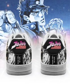Jotaro Kujo Air Force Sneakers Manga Style JoJo's Anime Shoes Fan Gift PT06 - 3 - GearAnime