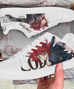 Code Geass Kalen Kozuki Skate Shoes Custom Anime ShoesGear Anime