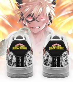 Katsuki Bakugou Air Force Sneakers Custom My Hero Academia Anime Shoes Fan Gift PT05 - 3 - GearAnime