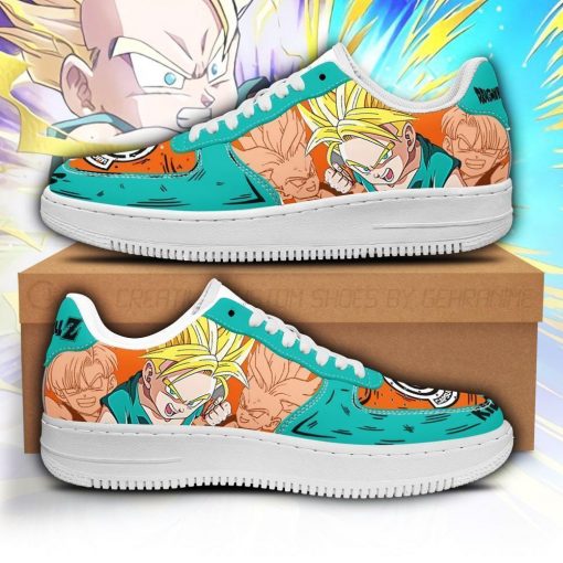 Kid Trunks Air Force Sneakers Custom Dragon Ball Anime Shoes Fan Gift PT05 - 1 - GearAnime
