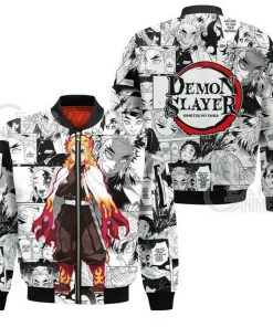 Kyojuro Rengoku Shirt Demon Slayer Anime Mix Manga Hoodie - 5 - GearAnime