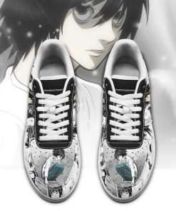 L Lawliet Air Force Sneakers Death Note Anime Shoes Fan Gift Idea PT06 - 2 - GearAnime