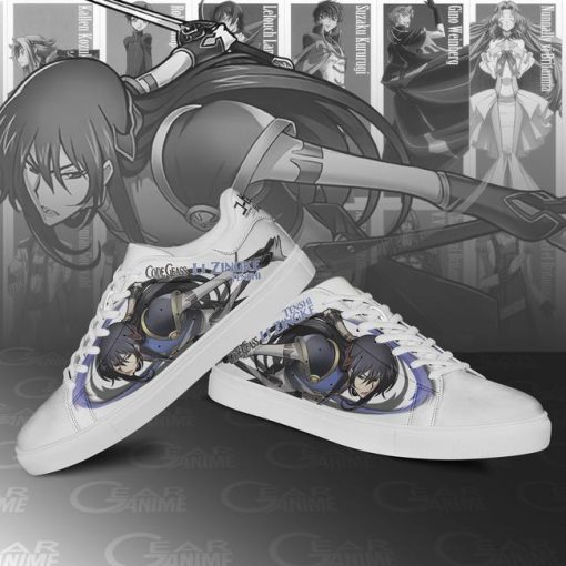 Code Geass Li Zingke Tenshi Skate Shoes Custom Anime ShoesGear Anime