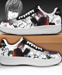 Light Yagami Air Force Sneakers Death Note Anime Shoes Fan Gift Idea PT06 - 1 - GearAnime