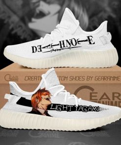 Death Note Yzy Shoes Light Yagami Custom Anime Sneakers - 1 - GearAnime