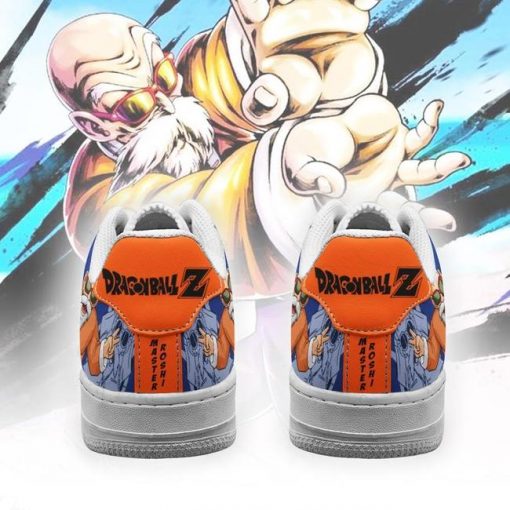 Master Roshi Air Force Sneakers Custom Dragon Ball Anime Shoes Fan Gift PT05 - 3 - GearAnime