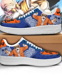 Master Roshi Air Force Sneakers Custom Dragon Ball Anime Shoes Fan Gift PT05 - 1 - GearAnime