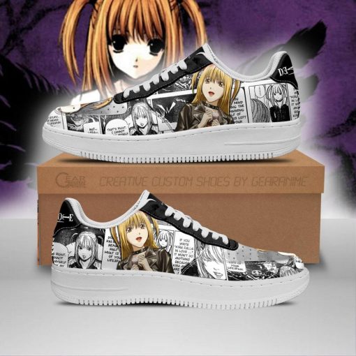 Misa Amane Air Force Sneakers Death Note Anime Shoes Fan Gift Idea PT06 - 1 - GearAnime