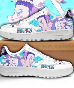 Mr 2 Bon Clay Air Force Sneakers Custom One Piece Anime Shoes Fan PT04 - 1 - GearAnime