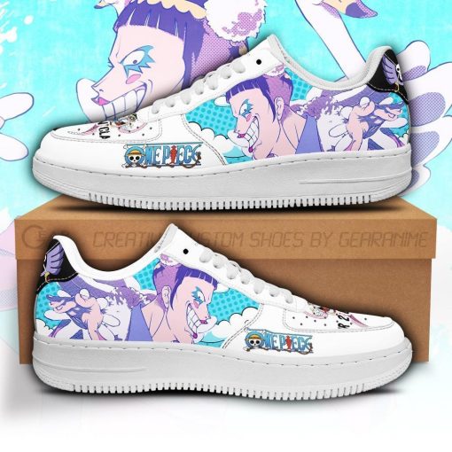 Mr 2 Bon Clay Air Force Sneakers Custom One Piece Anime Shoes Fan PT04 - 1 - GearAnime