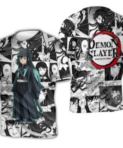 Muichiro Tokito Shirt Demon Slayer Anime Mix Manga Hoodie - 3 - GearAnime