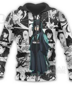 Muichiro Tokito Shirt Demon Slayer Anime Mix Manga Hoodie - 8 - GearAnime