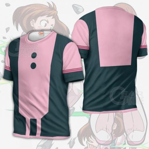 My Hero Academia Ochaco Uraraka Hero Costume Cosplay Shirt - 3 - GearAnime