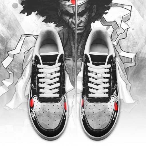 Ninja Ninja Air Force Sneakers Afro Samurai Anime Shoes Fan Gift Idea PT06 - 2 - GearAnime