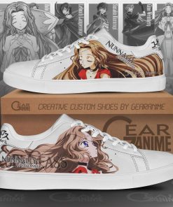 Code Geass Nunnally vi Britannia Skate Shoes Custom Anime ShoesGear Anime
