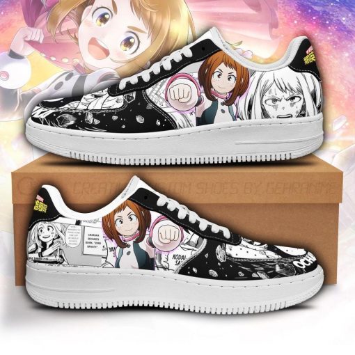 Ochako Uraraka Air Force Sneakers Custom My Hero Academia Anime Shoes Fan Gift PT05 - 1 - GearAnime