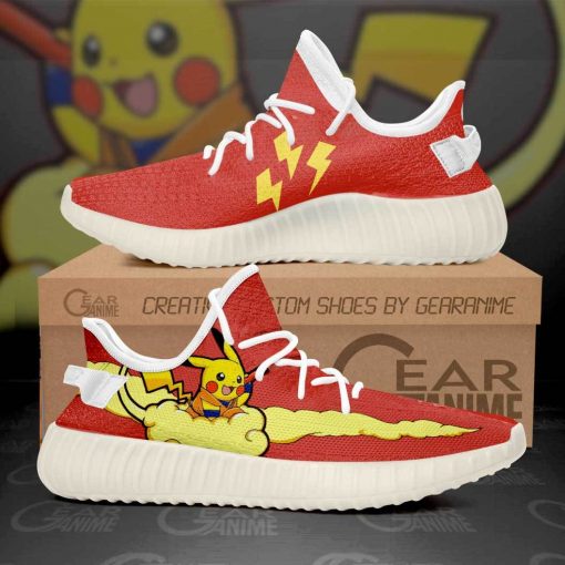 Pikagoku Yzy Shoes Pikachu Mixed Goku Anime Sneakers TT11 - 1 - GearAnime