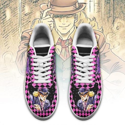 Robert E. O. Speedwagon Air Force Sneakers JoJo Anime Shoes Fan Gift Idea PT06 - 2 - GearAnime