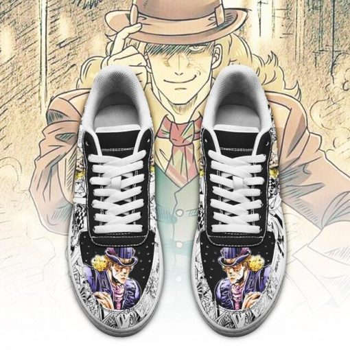 Robert Speedwagon Air Force Sneakers Manga Style JoJo's Anime Shoes Fan Gift PT06 - 2 - GearAnime