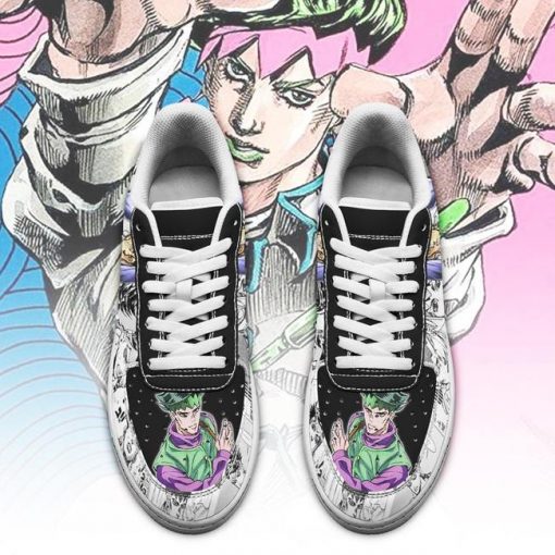 Rohan Kishibe Air Force Sneakers Manga Style JoJo Anime Shoes Fan Gift PT06 - 2 - GearAnime
