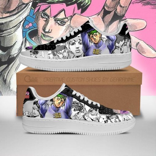 Rohan Kishibe Air Force Sneakers Manga Style JoJo Anime Shoes Fan Gift PT06 - 1 - GearAnime