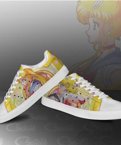 Sailor Moon Skate Shoes Sailor Moon Anime Custom Shoes PN10 - 3 - GearAnime