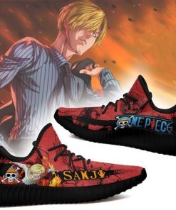 Sanji Yzy Shoes One Piece Anime Shoes Fan Gift TT04 - 2 - GearAnime