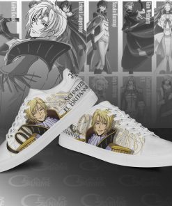 Code Geass Schneizel el Britamia Skate Shoes Custom Anime ShoesGear Anime
