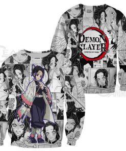 Shinobu Kocho Shirt Demon Slayer Anime Mix Manga Hoodie - 2 - GearAnime